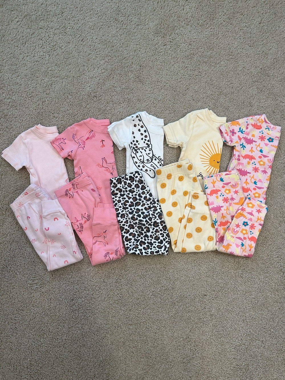 Girls Pajama Bundle Size 18-24 Months